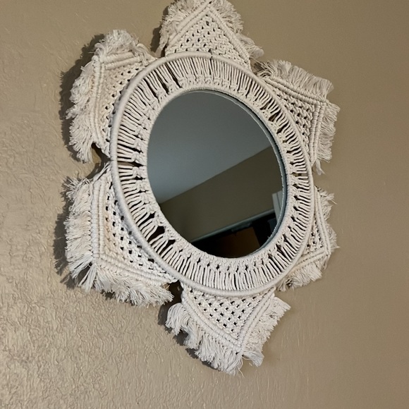 Macrame Mirror - Picture 2 of 2